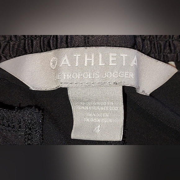 Athleta Black Metropolis Jogger Size 4 NWOT - Picture 5 of 10